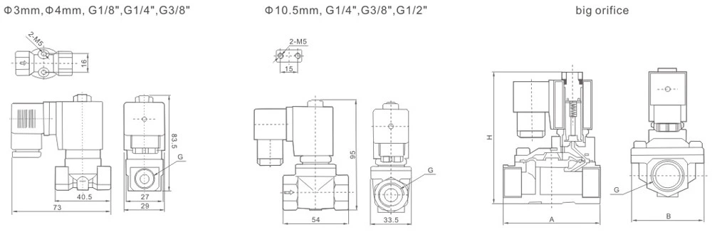 Slp Series 2/2 Way Normal Close Solenoid Valve